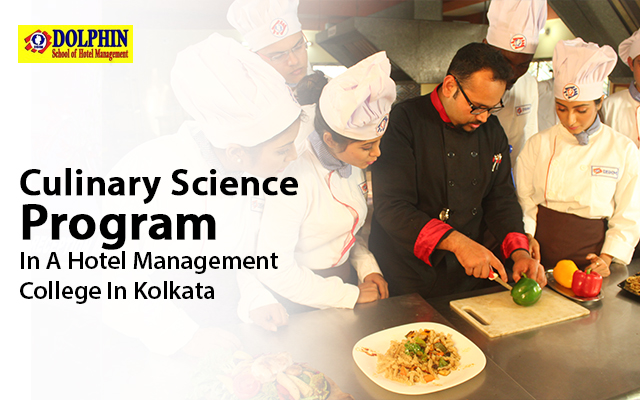 Culinary science program in a hotel management college in Kolkata