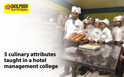 5 culinary attributes taught in a hotel management college
