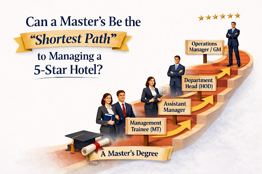 The Journey from Management Trainee to 5-Star Hotel Management: A Master's Degree Path and Hotel Management Education at Dolphin School